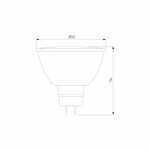 Умная лампа G5.3 LED 7W 3300К-6500К CCT+DIM (BLG5318) BLG5318