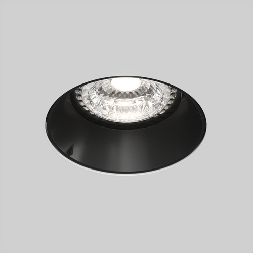 Купить DK3055-BK Встраиваемый светильник, IP 20, 10 Вт, GU5.3, LED, черный, пластик