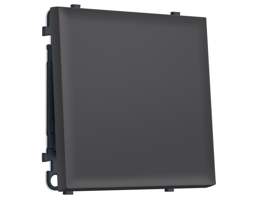 MS901010 Комплект механизма 1-кл выключателя SIGMA Графит Мягкое касание 10A-250V QUANT PRO (SP9010, PR101)