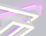 FA8531 WH белый 132W 3000K-6400K+RGB 630*570*160 (ПДУ РАДИО 2.4G)
