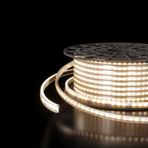 Купить Светодиодная лента  220 В 14,4 Вт/м 120 Led/м 2835 IP65, дневной белый 4200K, 50 м Лента светодиодная 220V 14,4W 120Led 2835 IP65 дневной белый, 50 м