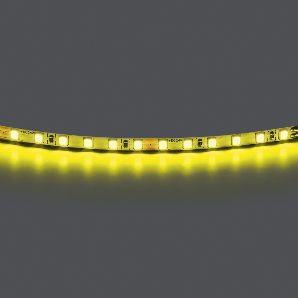 420519 Лента LIGHTSTAR LED 24V 12W 120leds/M 1600 LM/M лимонный IP20 1шт = 5м