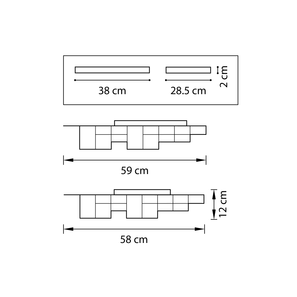 750122 Люстра потол FAVO LED-60W 2880LM Серебро 3000K