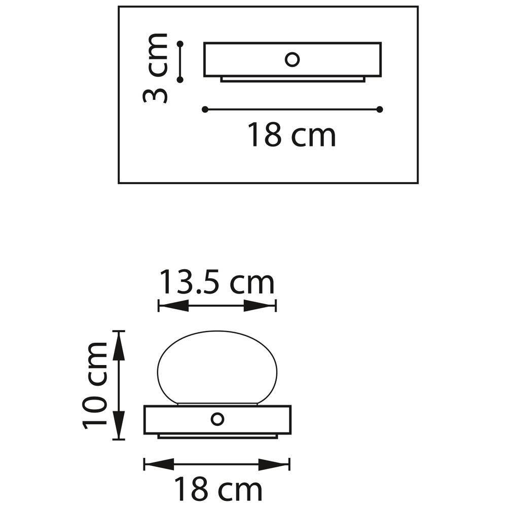 745933 Настольная лампа ALFA LED 3W 300LM ЗОЛОТО/БЕЛЫЙ 3000K