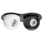 i6276474 Светильник INTERO LED 9W*2 850LM*2 24G ЧЕРНЫЙ/БЕЛЫЙ 4000K (217627+217064+217074)