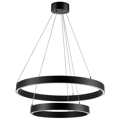 Купить 748117 Люстра SATURNO LED 60W 4400LM 70G ЧЕРНЫЙ 3000-6000K