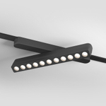 DK5368-BK Светильник для трека Air, серия Grill 2700-6500 со светодиодом, L230*W26*H60мм, 48V DC, 12W, RA?90, 36°, 2700-6500K, IP20, черный, алюминий