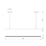 Slim Magnetic Трековый светильник 48W 4000K Vilo чёрный 85108/01 85108/01