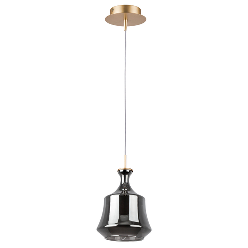 Купить 808028 Подвес FORMA 1х10W (led) E14 ШАМПАНЬ/ДЫМЧАТЫЙ