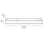 259937 Светильник 48V для трека UNO LED 30W 1500LM 90G ANTIGLARE ЧЕРНЫЙ МАТОВЫЙ 3000K