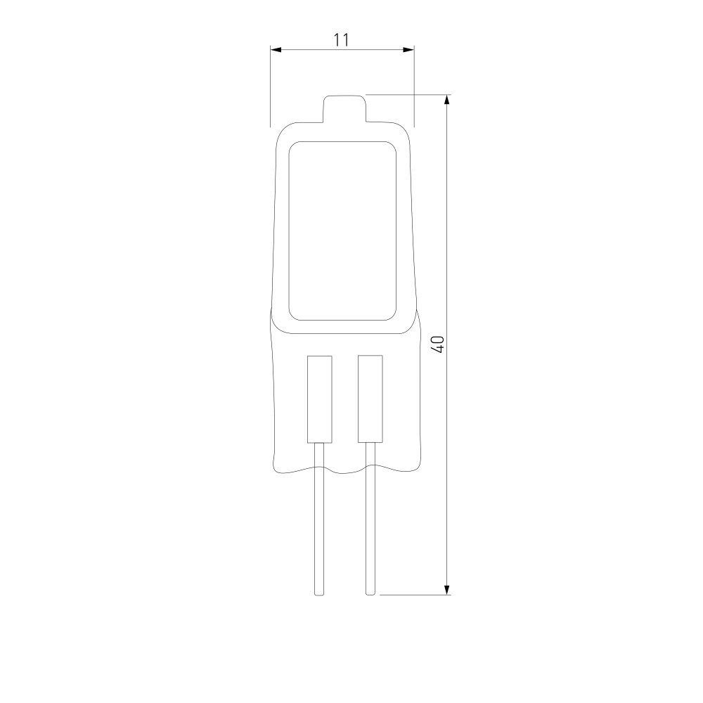 Галогенная лампа 35W G4 BХ105