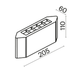 Архитектурная подсветка Outdoor O412WL-L5GF3K