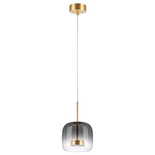 Купить 804008 Люстра CUPOLA LED 9W 450LM ЗОЛОТО/ДЫМЧАТЫЙ 3000K