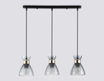 TR3407/3 BK/FGD/SM черный/золото/дымчатый E27/3 max 60W 550*135*1000