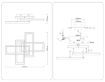 FA1002/2+2 BK черный 65W 3000K-6400K 550*453*130 (ПДУ ИК)