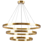 748223 Люстра SATURNO LED 132W 11000LM 70G ЗОЛОТО 3000-6000K