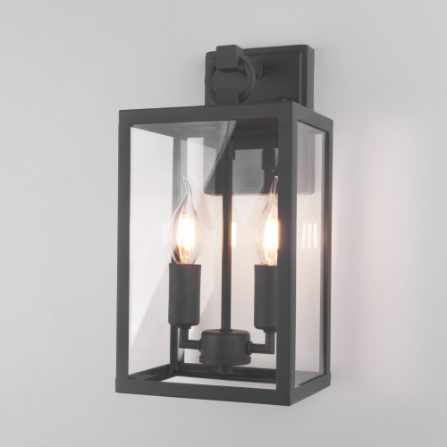 Купить Уличный настенный светильник Candle D 35150/D темно-серый