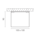 052116-IP65 Светильник MONOCCO LED10W 600LM 30G БЕЛЫЙ 4000K