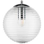 804001 Подвес DISSIMO 1х40W E27 ХРОМ/ПРОЗРАЧНЫЙ