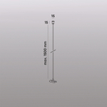 TR2126-WH Механический подвес для трека SMART BASE, IP20, 1.5м, белый, алюминий