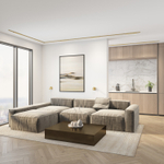 DK5072-SB Бра SHINE WALL со светодиодом, D104*H68, IP20, 3000К, 3W, RA?90, сатинированная латунь, алюминий