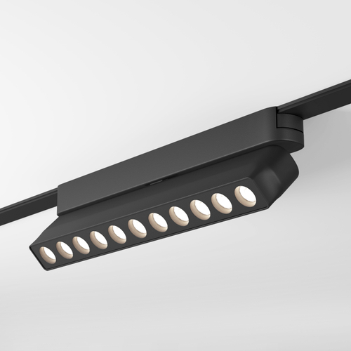 Купить DK5338-BK Светильник для трека Air, серия Grill 4000 со светодиодом, L230*W26*H60мм, 48V DC, 12W, RA?90, 36°, 4000K, IP20, черный, алюминий