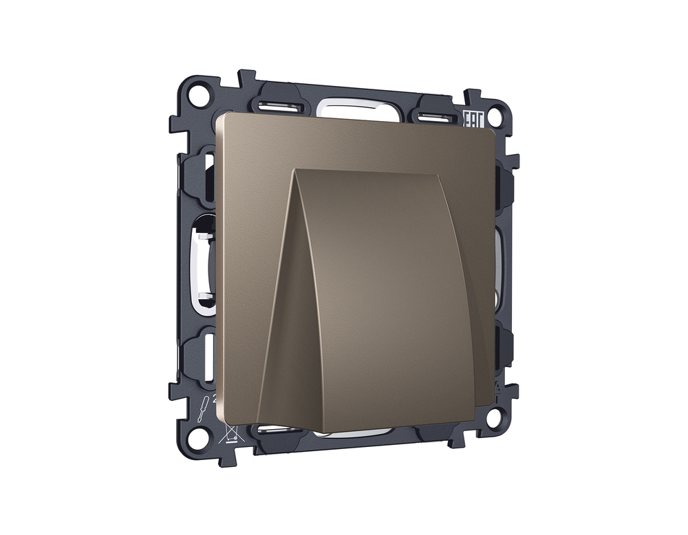 MA645810 Комплект вывода кабеля с фиксатором ALFA Темная бронза матовый QUANT (AP6458, VM238)