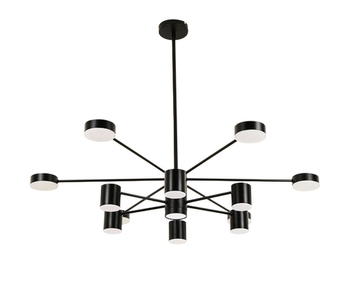 Купить 07649-13D,19 Люстра димм.Мекли черный Led 180W