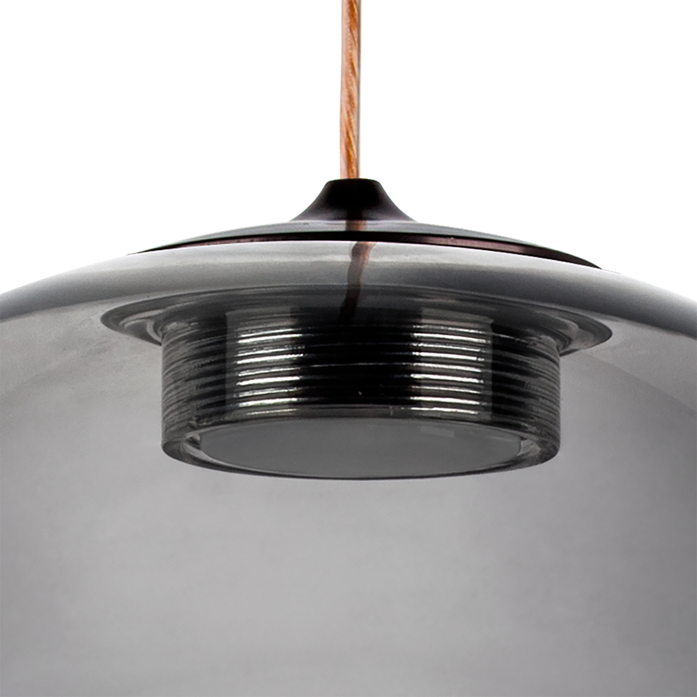 801018 Люстра SFERETTA LED 1х3W 120LM КОФЕЙНЫЙ/ДЫМЧАТЫЙ 3000K