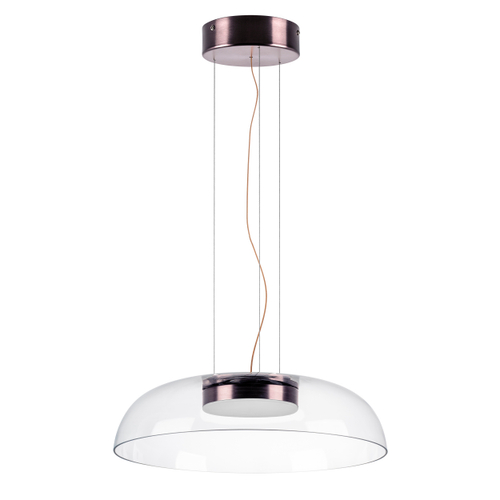 Купить 809210 Люстра CELESTA LED 24W 1200LM КОФЕЙНЫЙ/ПРОЗРАЧНЫЙ 3000K