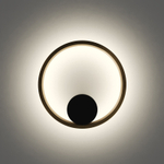 DK5060-BK+SG Бра ORBIT, IP20, 3000К, LED, 10 Вт, черный + сатинированное золото, алюминий