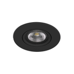 DK3020-BK Встраиваемый светильник, IP 20, 10 Вт, GU5.3, LED, черный, пластик