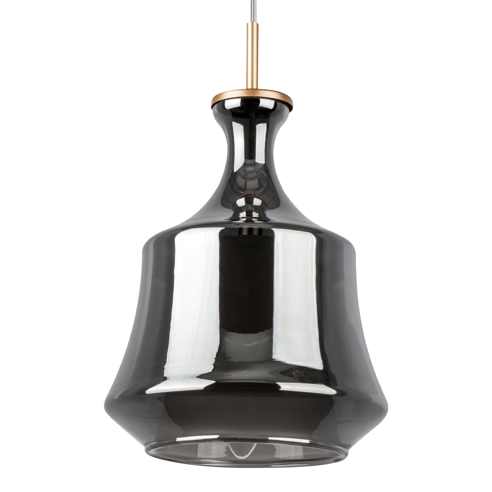 808028 Подвес FORMA 1х10W (led) E14 ШАМПАНЬ/ДЫМЧАТЫЙ
