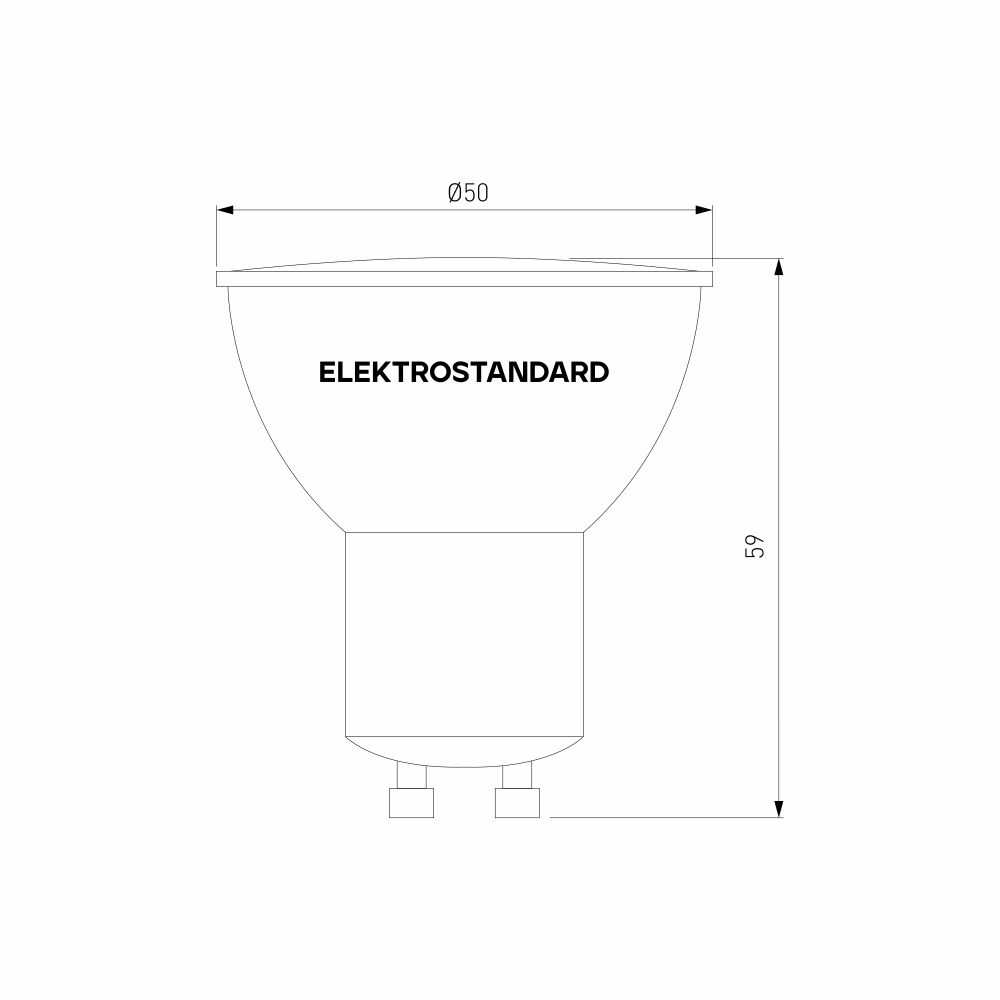 Умная лампа GU10 LED 7W 3300К-6500К CCT+DIM (BLGU1018) BLGU1018