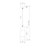 Подвесной светодиодный светильник 50204/1 LED белый/матовое серебро