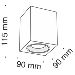 Потолочный светильник Technical C013CL-01W