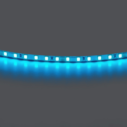 Купить 420516 Лента LIGHTSTAR LED 24V 12W 120leds/M 1600 LM/M голубой IP20 1шт = 5м