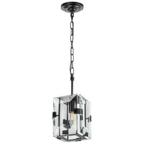 Купить 713217 Люстра NOVARA 1x40W E14 ЧЕРНЫЙ МАТОВЫЙ