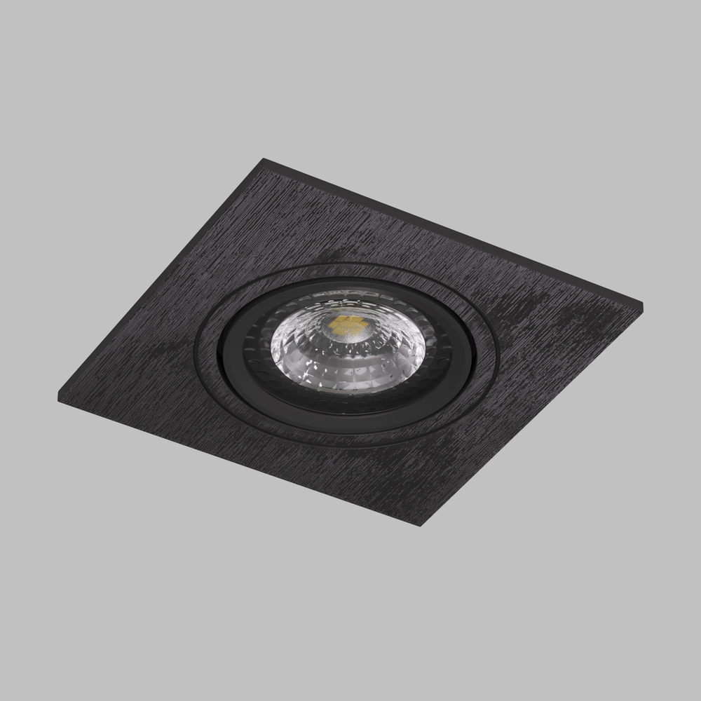 DK3021-BK Встраиваемый светильник, IP 20, 10 Вт, GU5.3, LED, черный, пластик