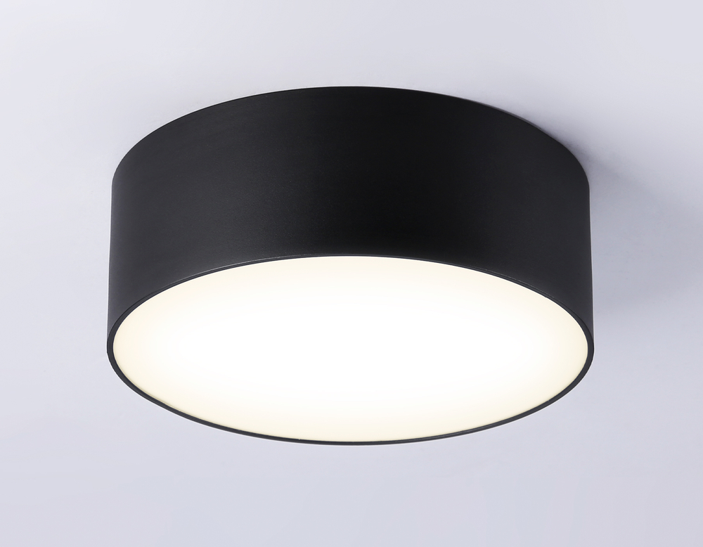 FV5513 BK черный LED 15W 3000K D120*58 (Без ПДУ)