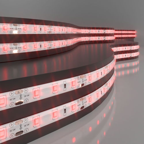 Купить Светодиодная лента 12 В 4.8 Вт/м 60 Led/м 2835 IP65, красный, 5 м Лента светодиодная 12V 4,8W 60Led 2835 IP65 красный, 5м