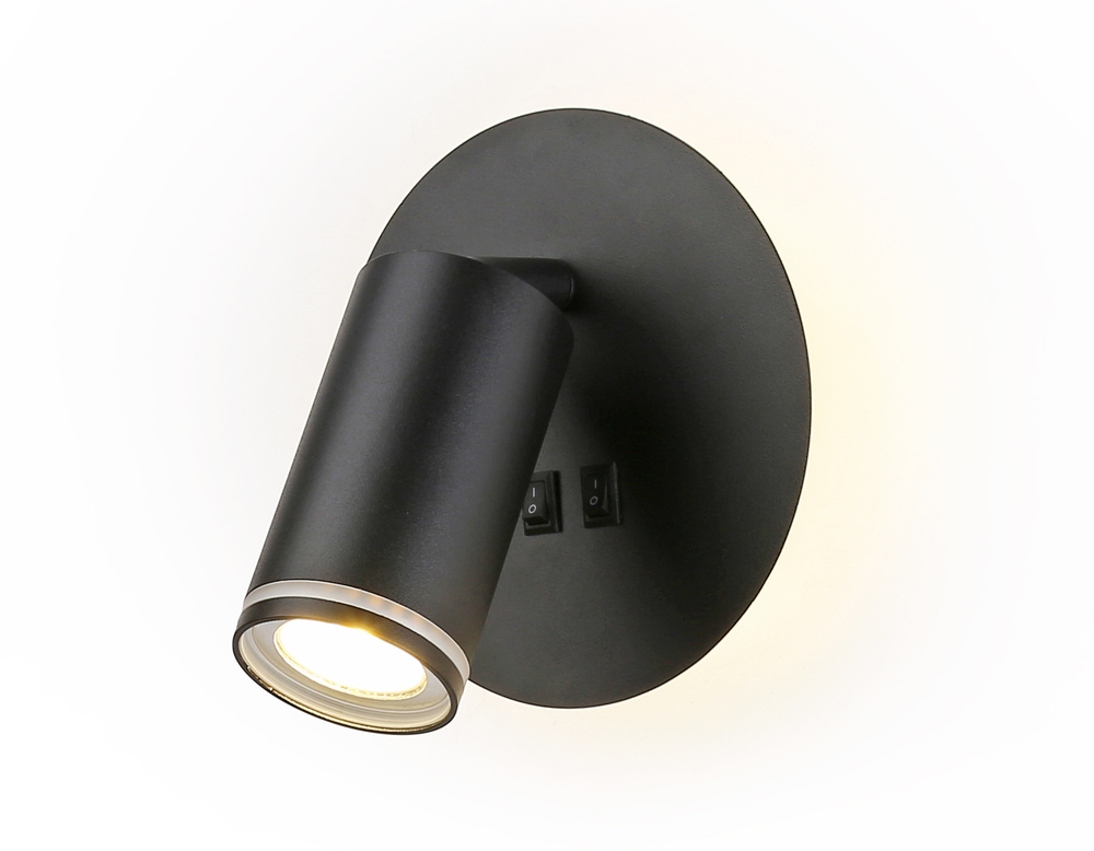 FW2463 BK черный GU10 max 12W+LED 4200K 7W D145*150