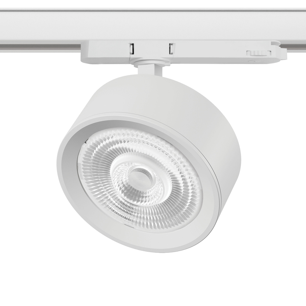 A5636QT60G Светильник ALTA PRO для трековой системы Quattro LED 30W 3510LM 60G БЕЛЫЙ 3000K с адаптером (215636 + 594046 + 215604)