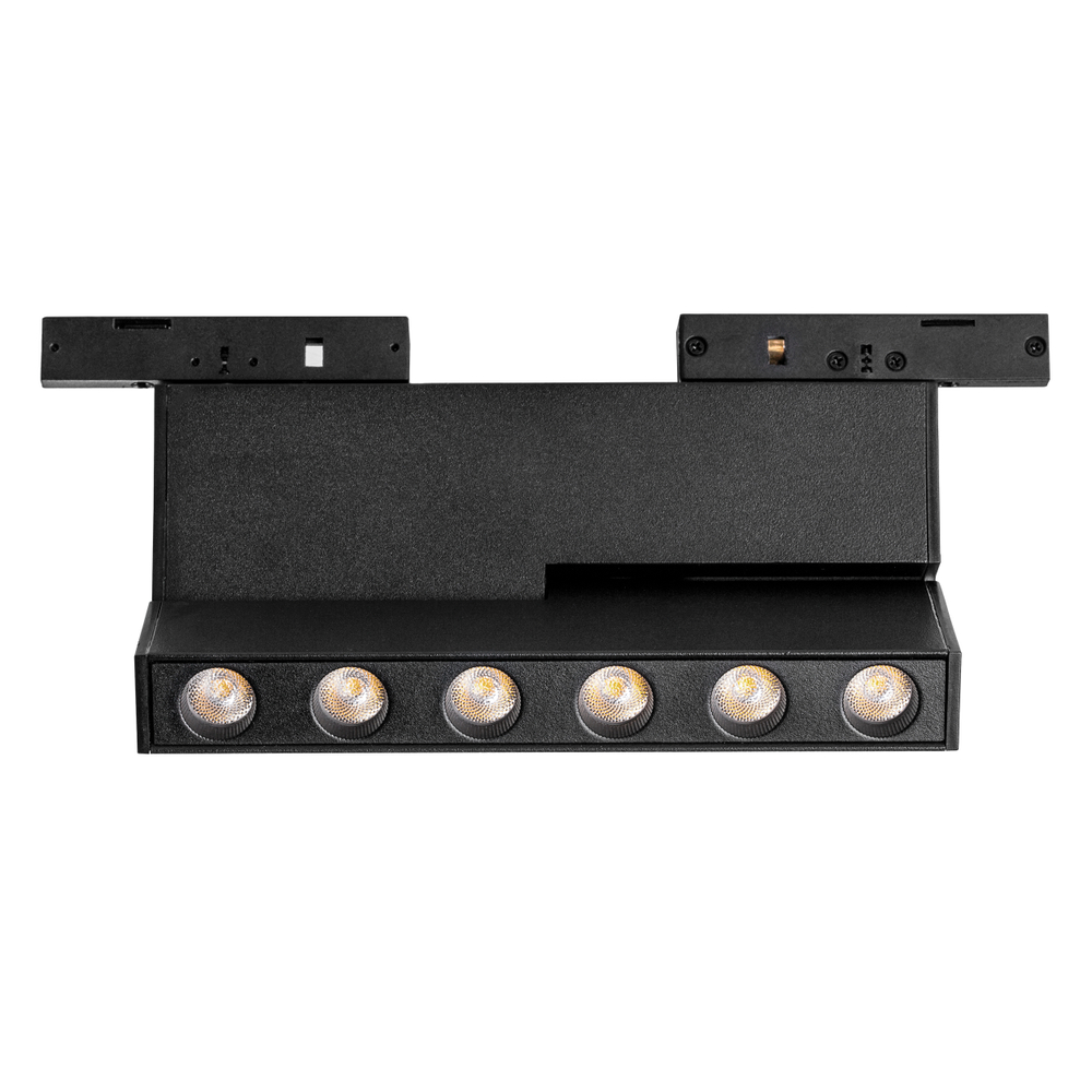206937 Светильник линейный поворотный 24V д/трека LINEA LED 6W 500LM 30G ЧЕРНЫЙ 3000K