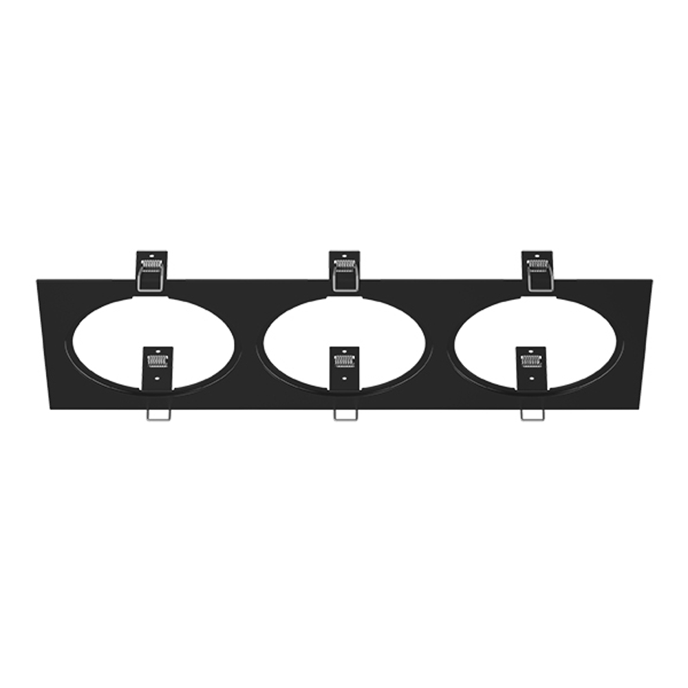 217837 Рамка INTERO 111 Triple QUADRO ЧЕРНЫЙ