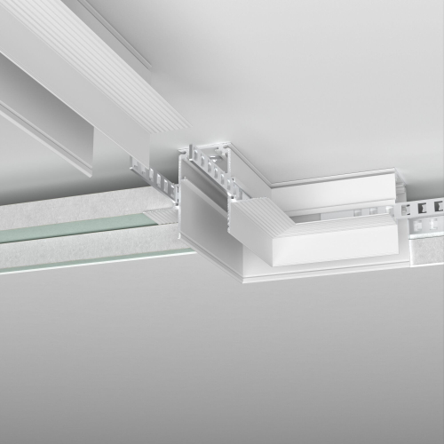 Купить Slim Magnetic Коннектор угловой для встраиваемого шинопровода под ГКЛ 12,5мм белый 85212/00 85212/00