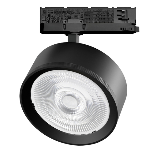 Купить A5737QT60G Светильник ALTA PRO для трековой системы Quattro LED 35W 3230LM 60G ЧЕРНЫЙ 3000K с адаптером (215737 + 594047 + 215704)