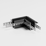 Slim Magnetic Коннектор угловой для встраиваемого шинопровода под ГКЛ 9,5мм черный 85214/00 85214/00