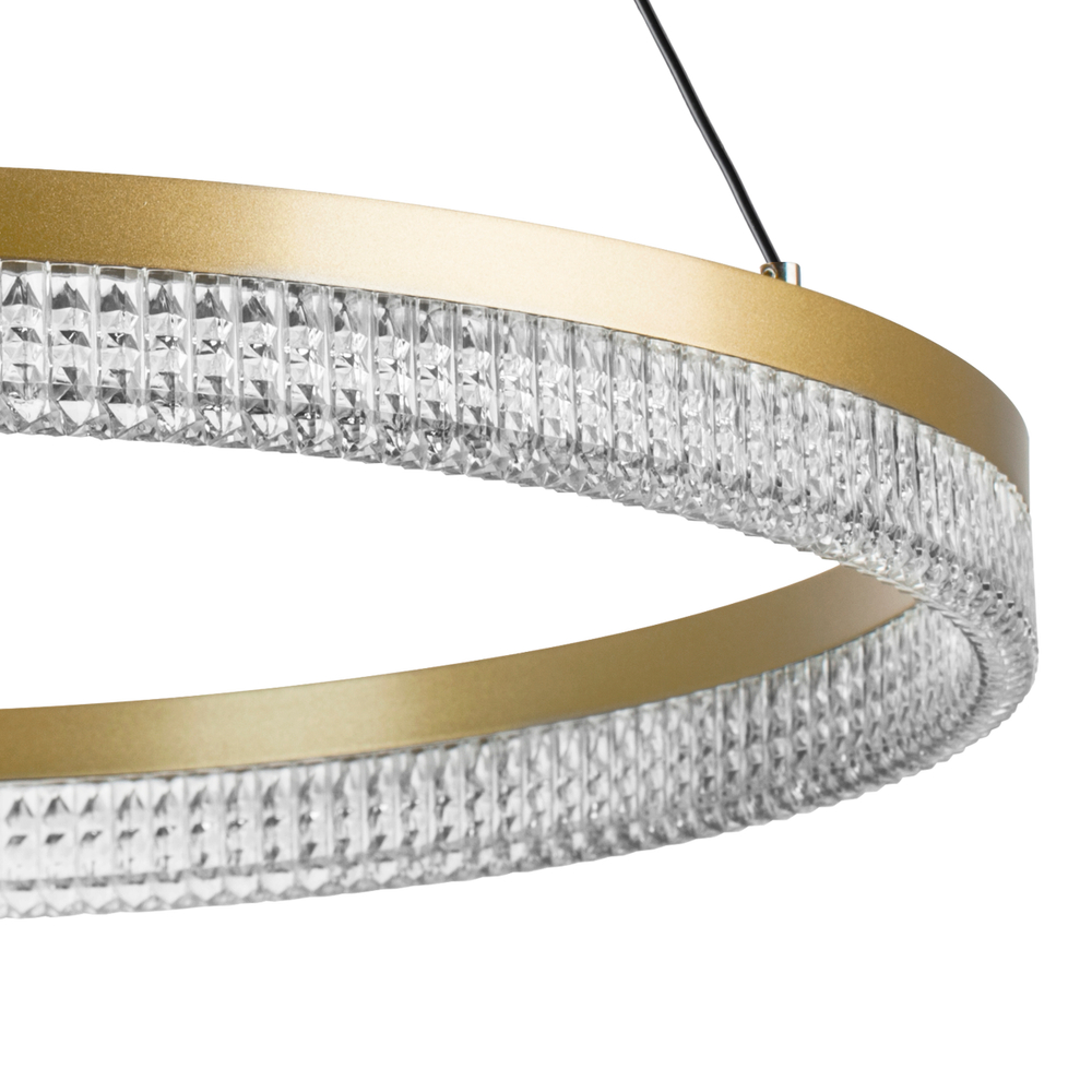 736161 Люстра ROTONDA 38W LED 2106LM 180G ЛАТУНЬ 3000K