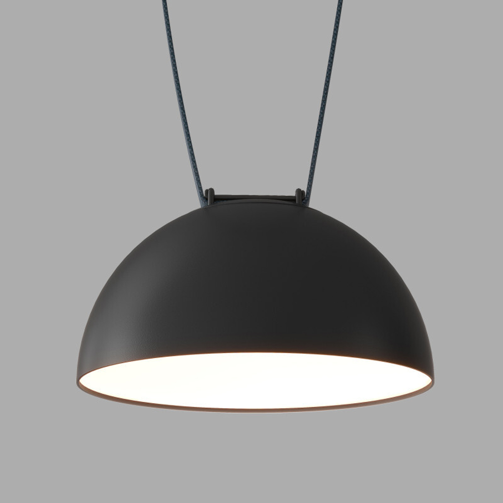 DK5560-BK Cветильник для трека-ремня Belty, серия Flow со светодиодом, D220*H117мм, 48V DC, 24W, RA90, 120°, 4000K, IP20, черный, алюминий